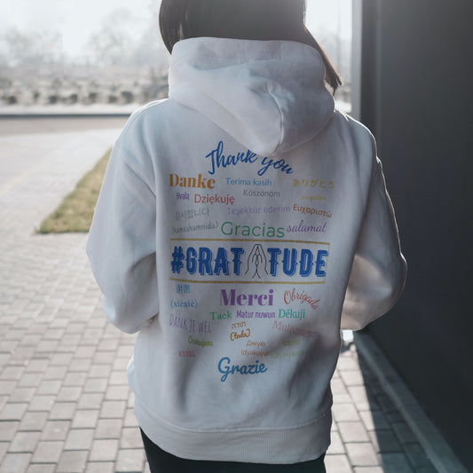 DBNG Lifestyle Multilingual Gratitude Premium Hoodie