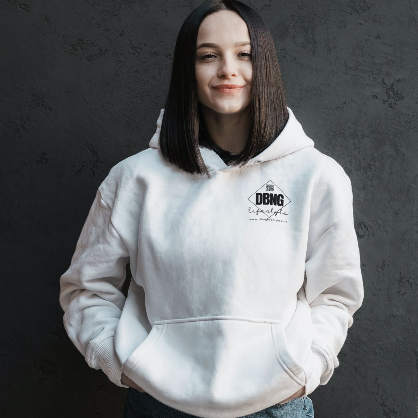 DBNG Lifestyle Multilingual Gratitude Premium Hoodie