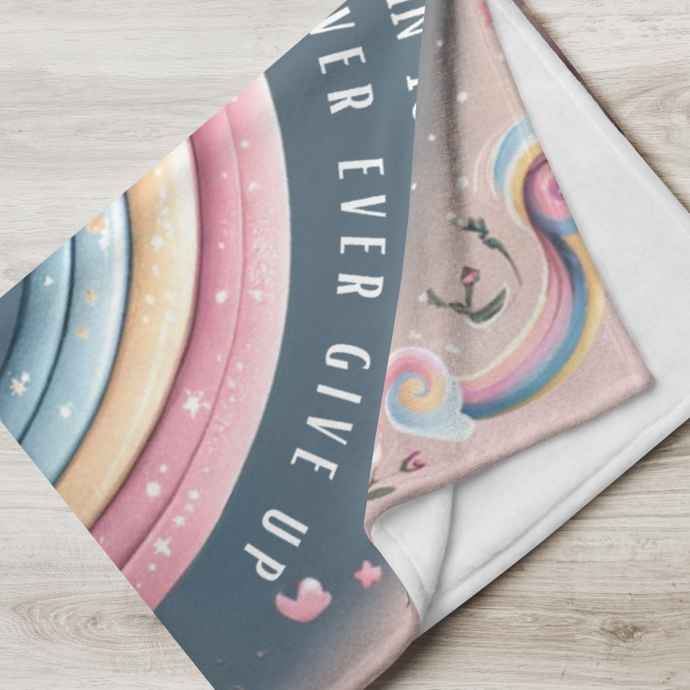 Custom Name Fantasy Unicorn Fleece Blanket - Hypoallergenic & Cozy - Throw Blanket for Girls