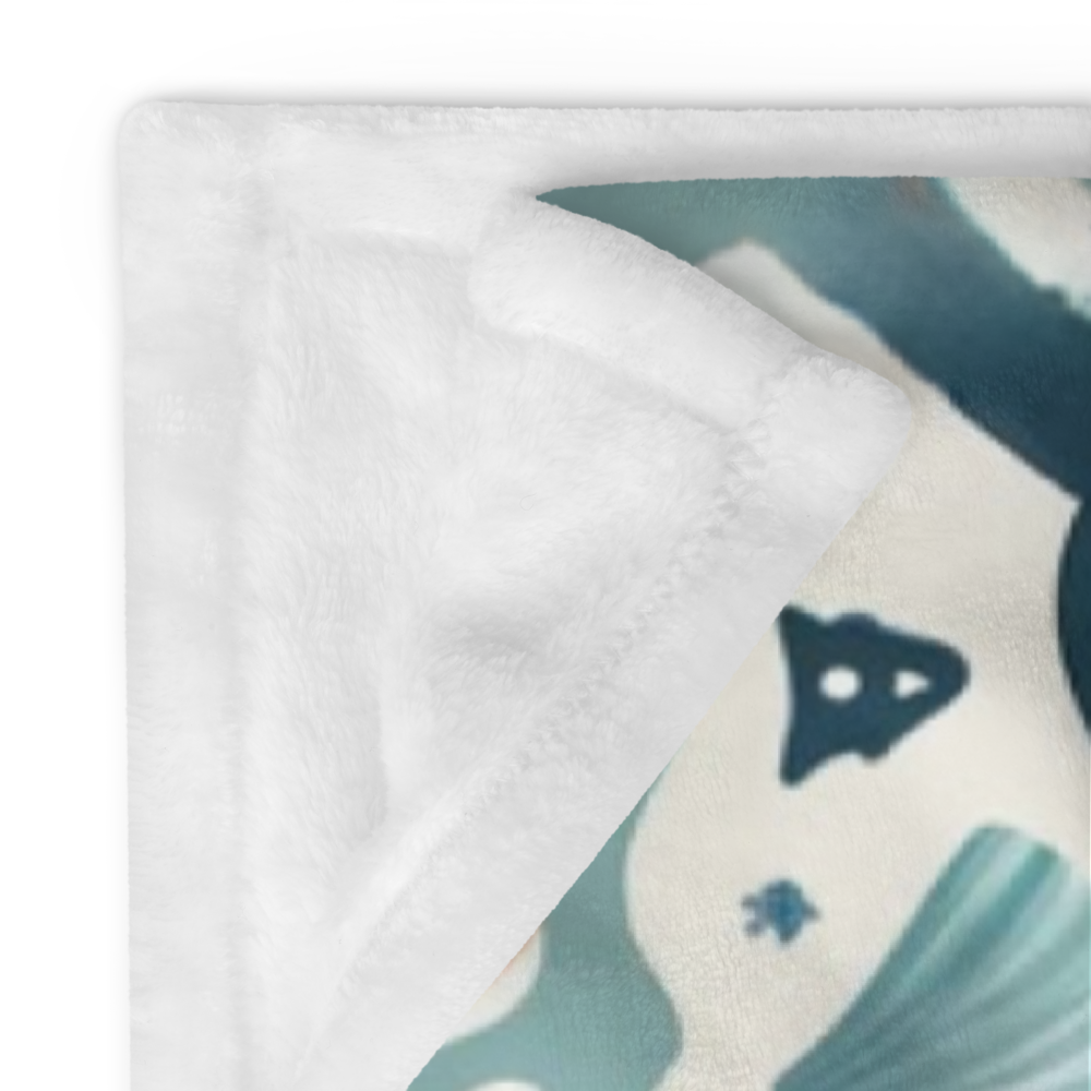 Personalized Ocean Wonders Throw Blanket