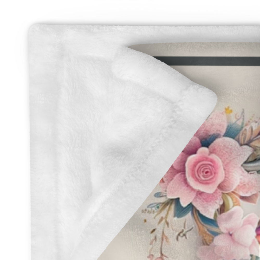 Customizable Unicorn Bliss Throw Blanket - Soft Silk-Touch - Hypoallergenic Comfort