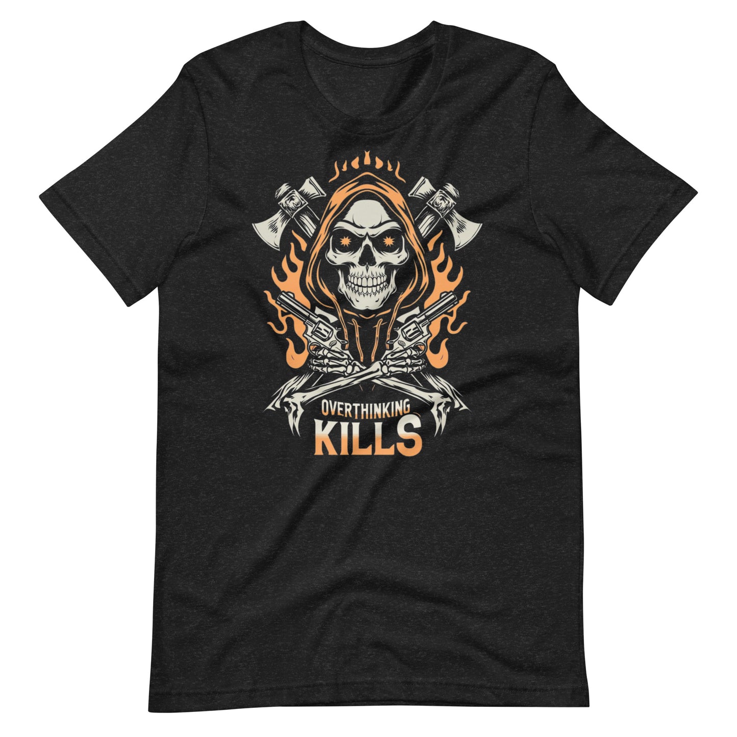 Overthinking Kills Skull T-Shirt